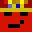 Vliegendedakpan's head